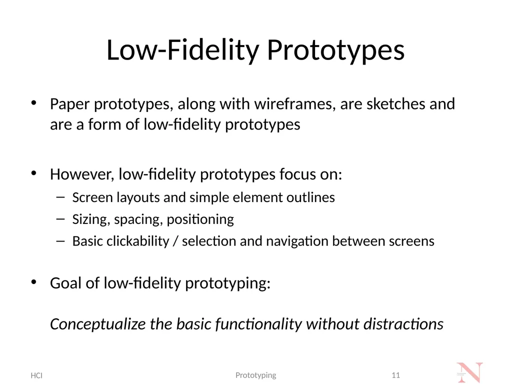 Introduction to Prototyping Methods for UI/UX - slide 11 of 24