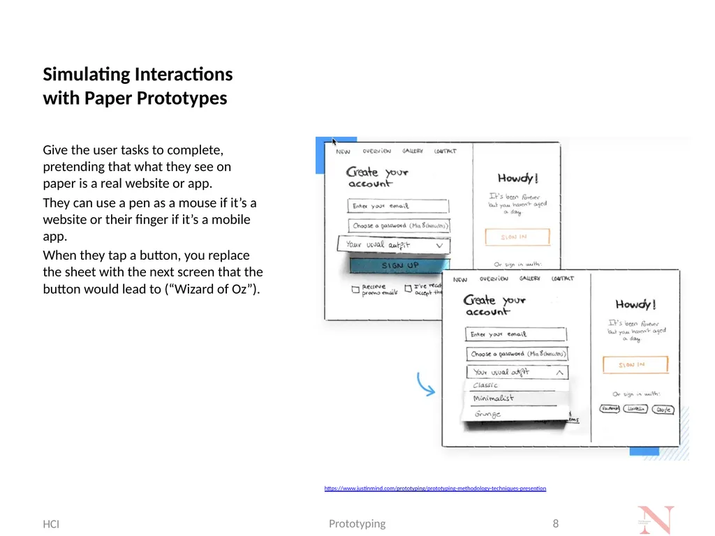 Introduction to Prototyping Methods for UI/UX - slide 8 of 24