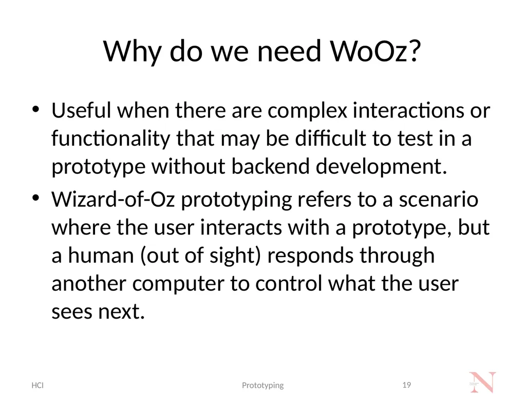 Introduction to Prototyping Methods for UI/UX - slide 19 of 24