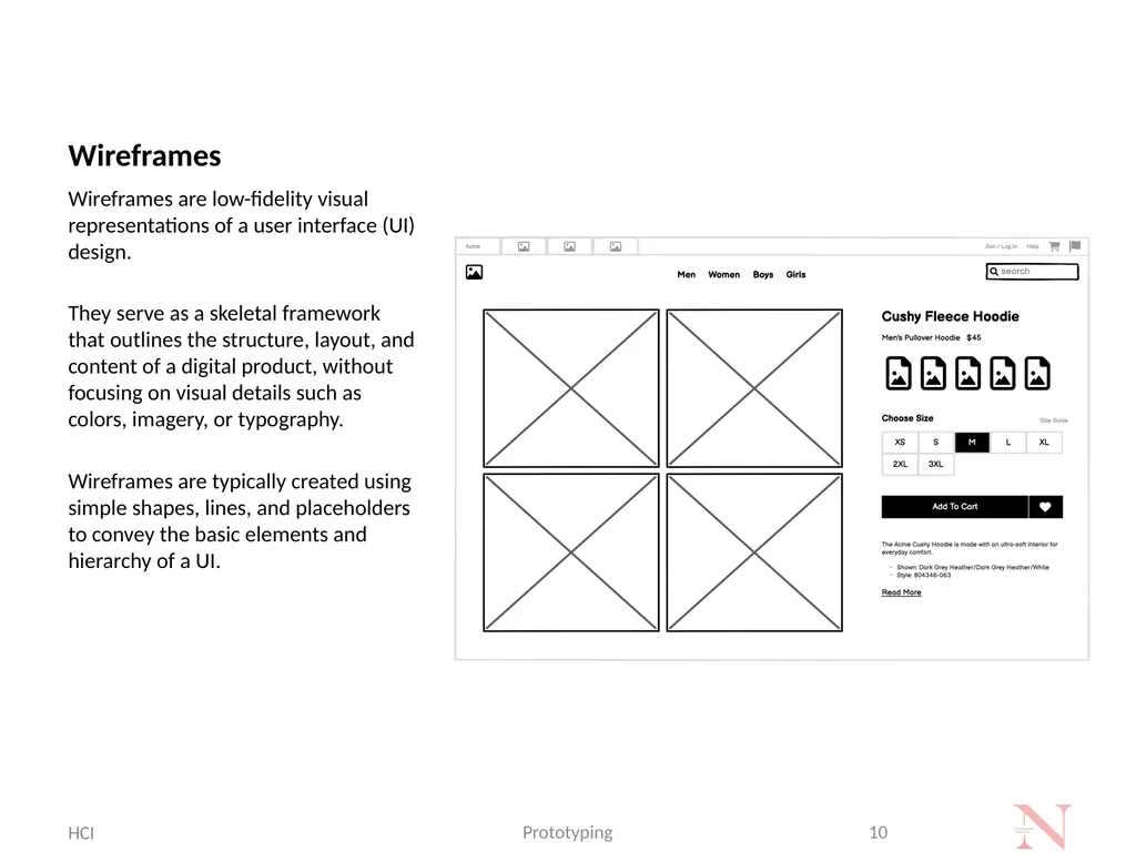 Introduction to Prototyping Methods for UI/UX - slide 10 of 24