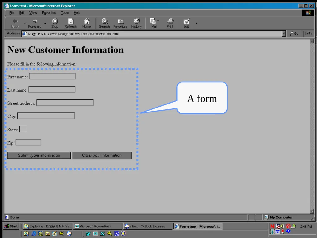 HTML 2 HTML Hypertext Markup Language (HTML) a - slide 181 of 262