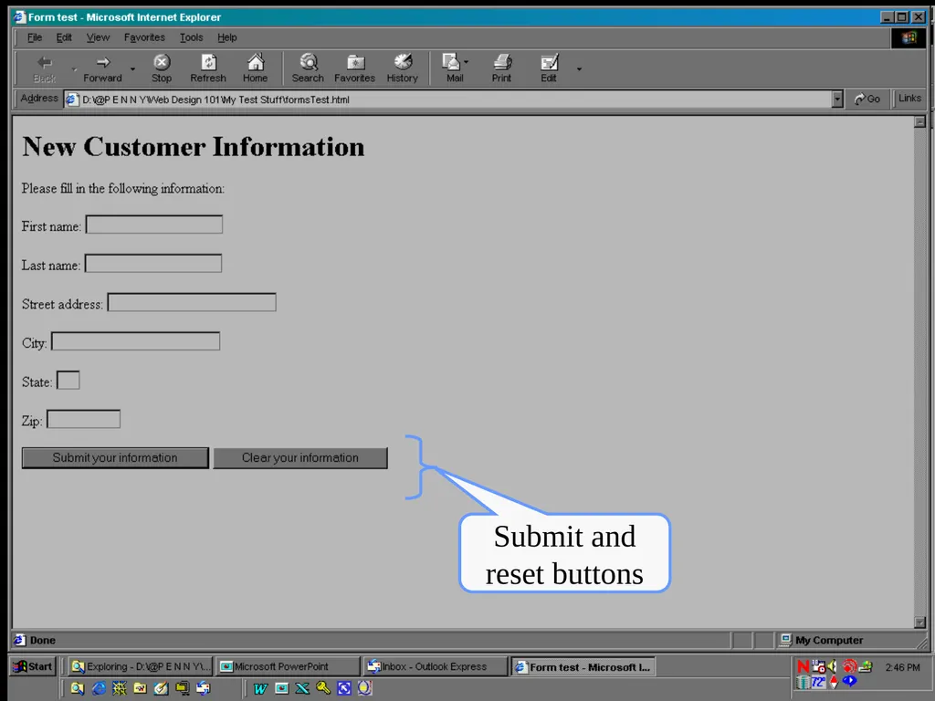 HTML 2 HTML Hypertext Markup Language (HTML) a - slide 196 of 262