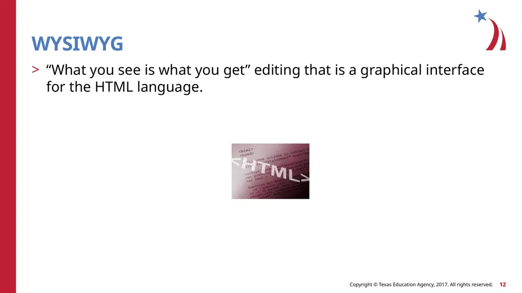 Principles of IT Basic Webpage Design Vocabulary - slide 12 of 12