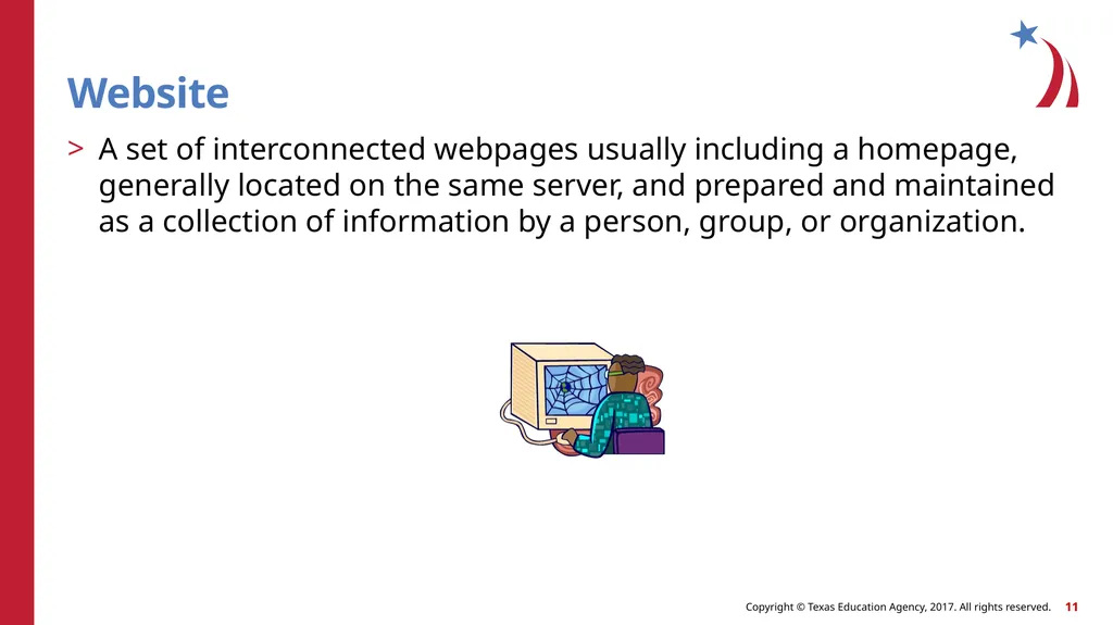 Principles of IT Basic Webpage Design Vocabulary - slide 11 of 12