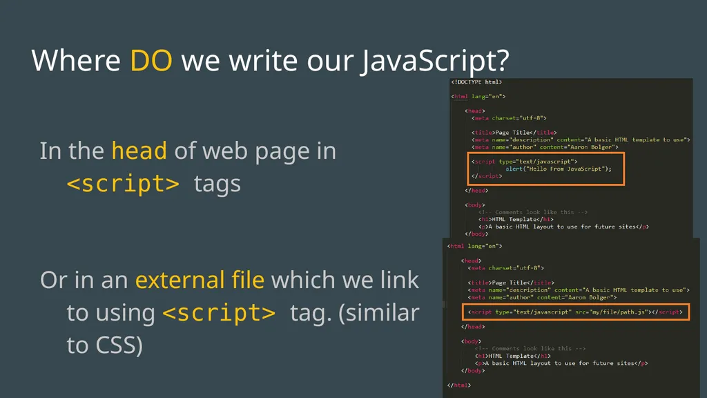 MPT Web Design Week 3: Introduction to Javascript - slide 9 of 18