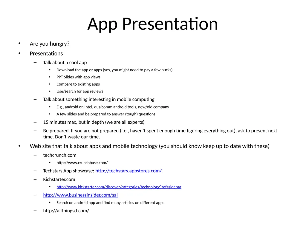 Getting Started with Android Programming Note: if - slide 2 of 12