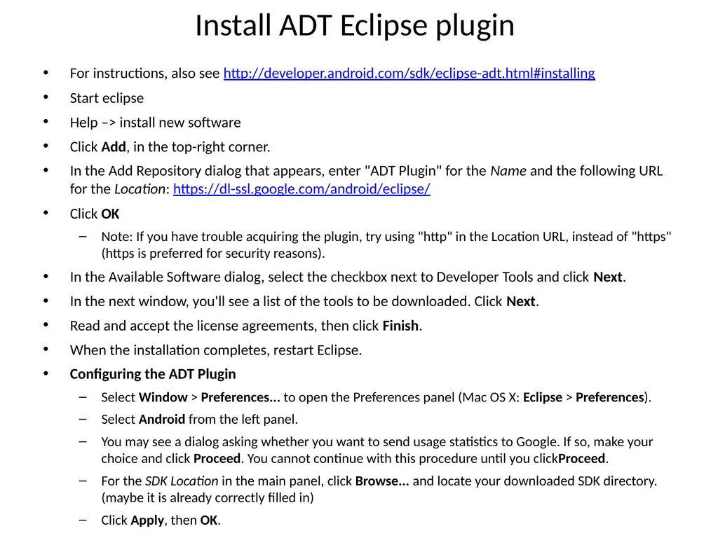 Getting Started with Android Programming Note: if - slide 8 of 12