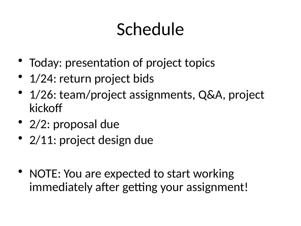 Mobile App Development Projects Schedule Today: - slide 2 of 5