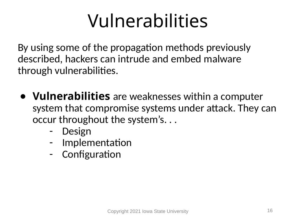 1 The 7 Layers of Cyber Security & Vulnerabilities - slide 16 of 23