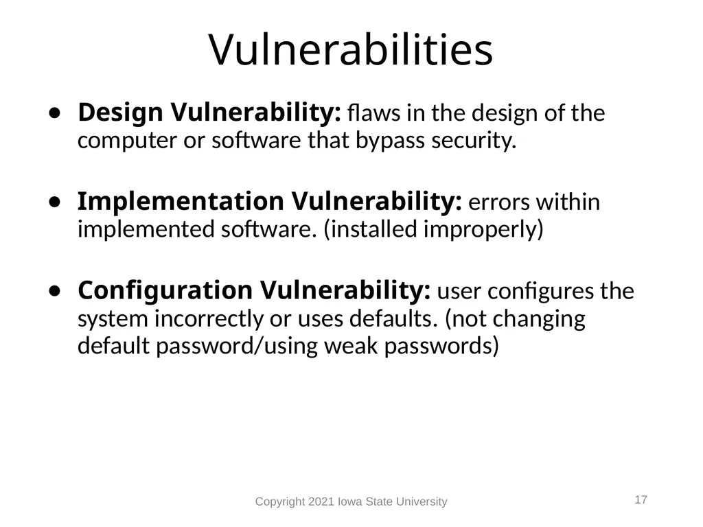 1 The 7 Layers of Cyber Security & Vulnerabilities - slide 17 of 23