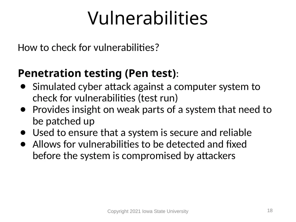 1 The 7 Layers of Cyber Security & Vulnerabilities - slide 18 of 23