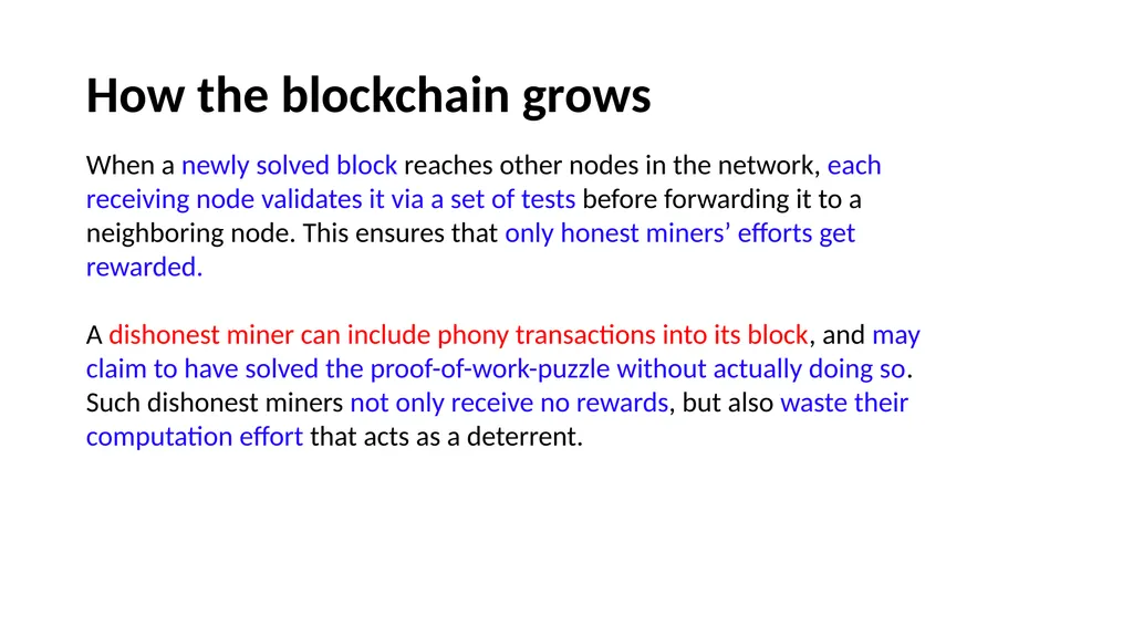 Blockchain What is blockchain Open ledger, a - slide 23 of 35