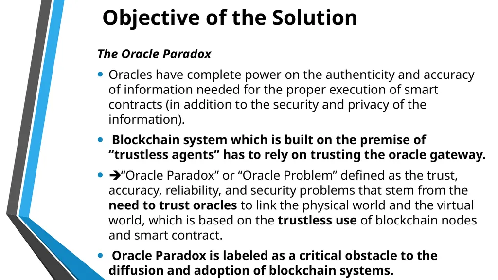 Trust but Verify: Auditing and the Oracle Paradox - slide 11 of 18