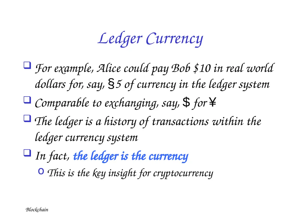 Blockchain Blockchain Digital Cash is not New - slide 20 of 43