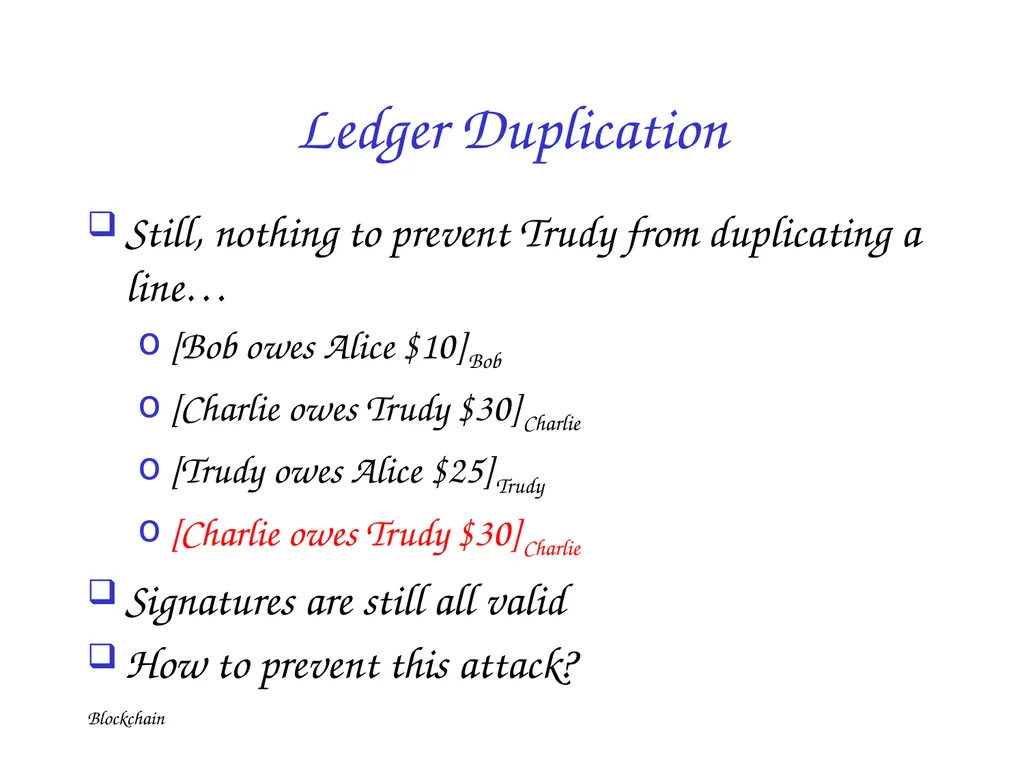 Blockchain Blockchain Digital Cash is not New - slide 13 of 43