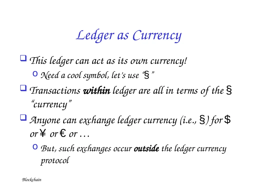 Blockchain Blockchain Digital Cash is not New - slide 19 of 43