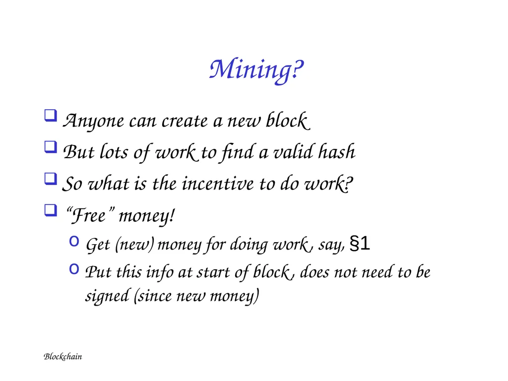 Blockchain Blockchain Digital Cash is not New - slide 27 of 43