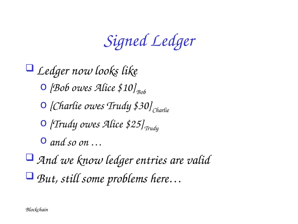 Blockchain Blockchain Digital Cash is not New - slide 11 of 43