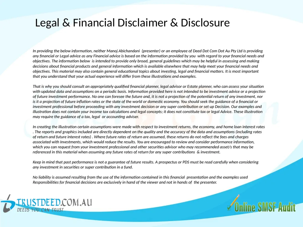SMSF & Crypto Currency - Good or Bad ! Don't - slide 7 of 26