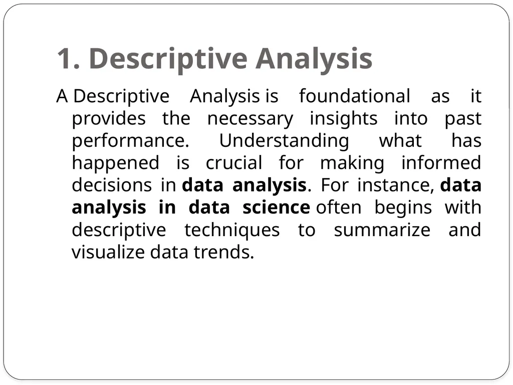 Analyzing Data: Techniques and Methods Analyzing - slide 3 of 12