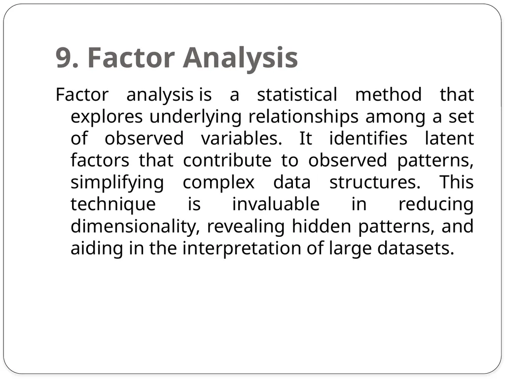 Analyzing Data: Techniques and Methods Analyzing - slide 11 of 12