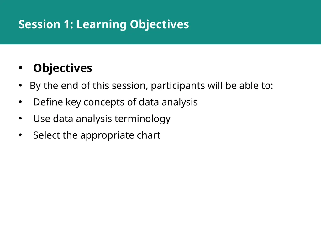 MODULE 5: RHIS Data Analysis SESSION 1: Key - slide 2 of 38