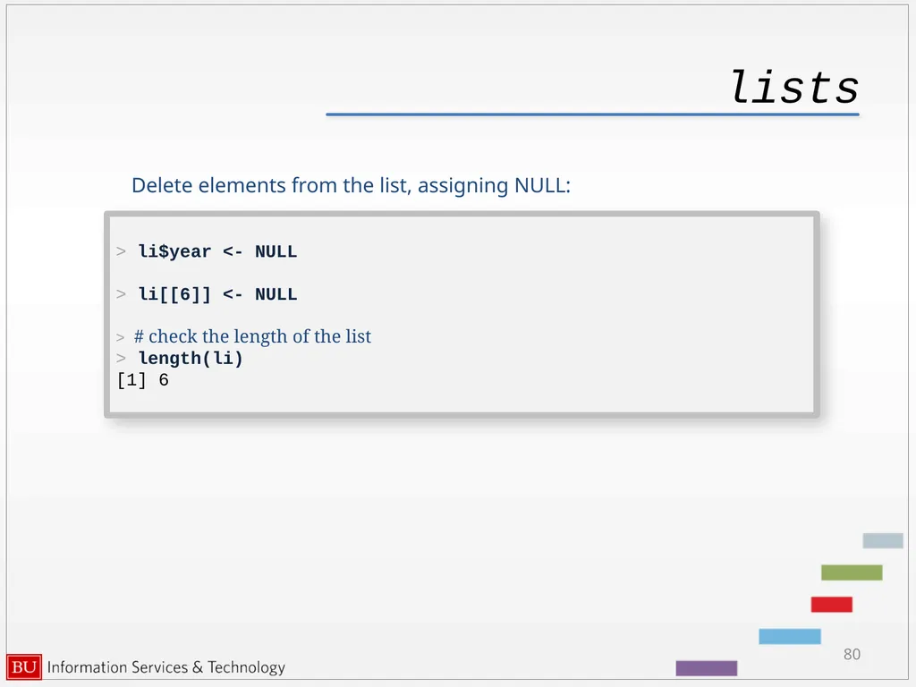 Introduction to R Data Analysis and Calculations - slide 80 of 82