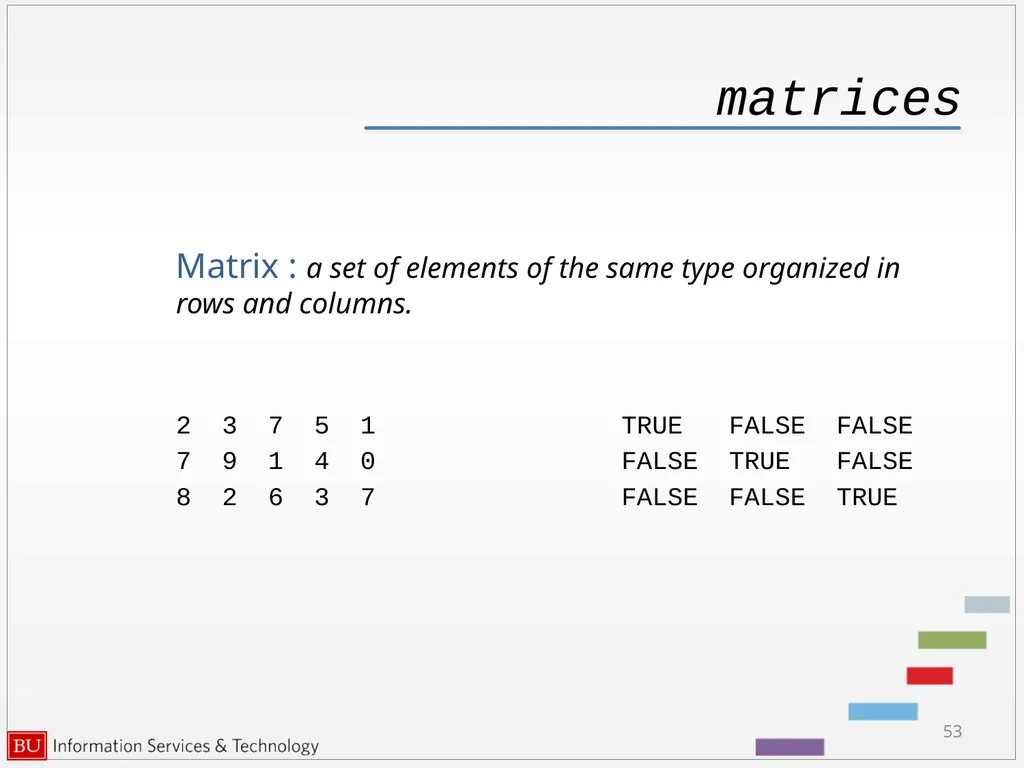 Introduction to R Data Analysis and Calculations - slide 53 of 82
