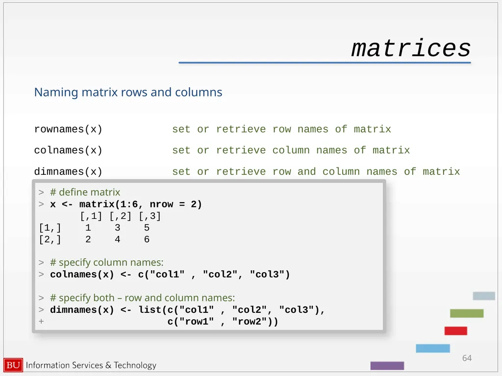 Introduction to R Data Analysis and Calculations - slide 64 of 82