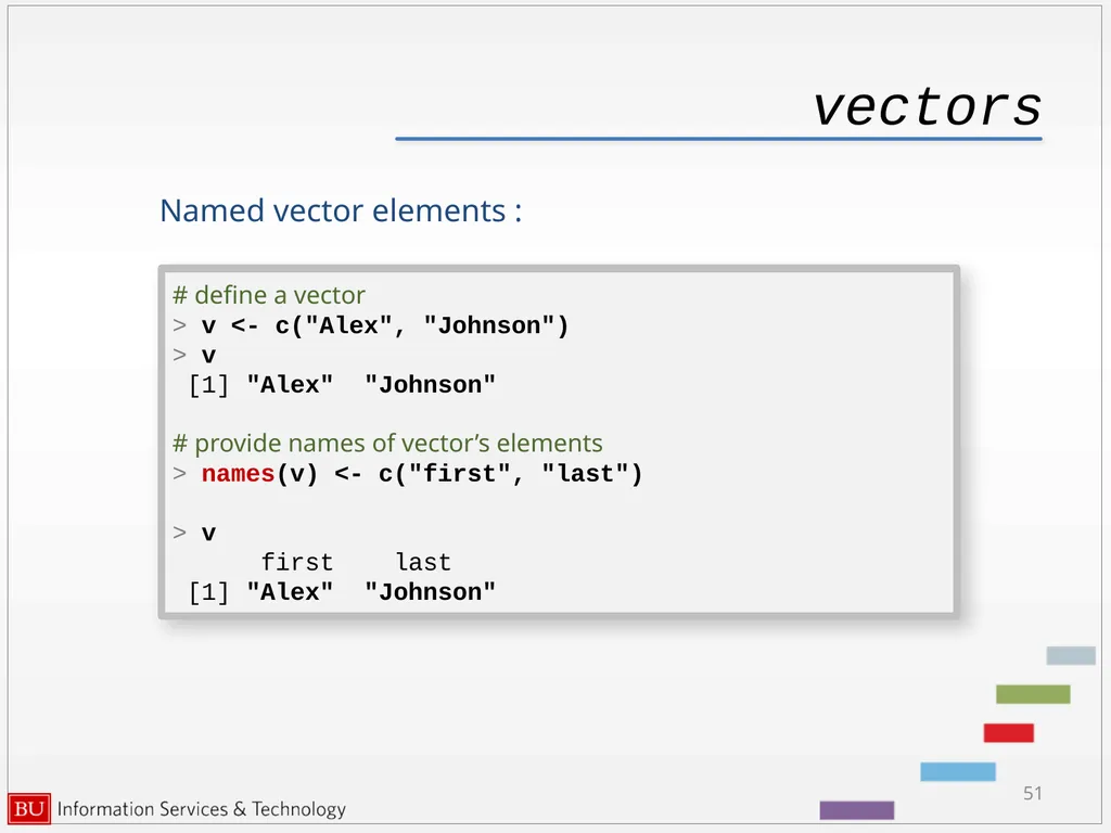 Introduction to R Data Analysis and Calculations - slide 51 of 82