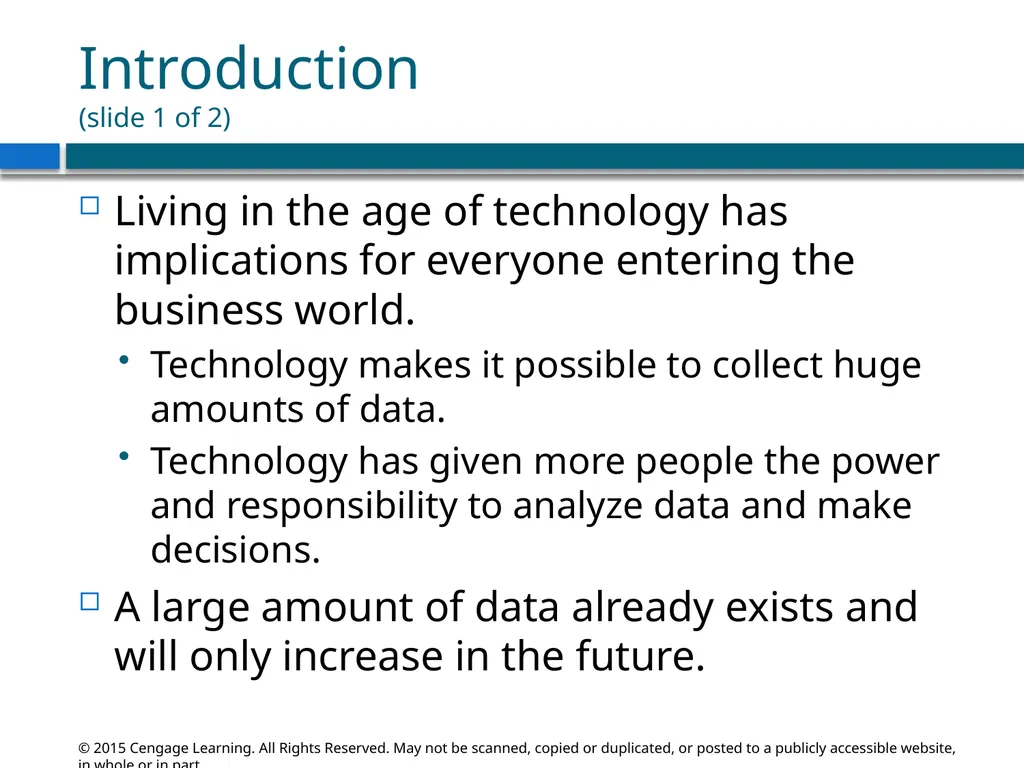 Introduction to Data Analysis and Decision Making - slide 2 of 14