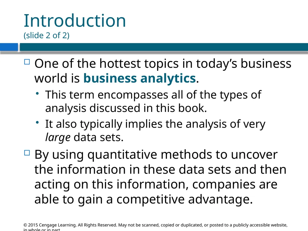 Introduction to Data Analysis and Decision Making - slide 3 of 14