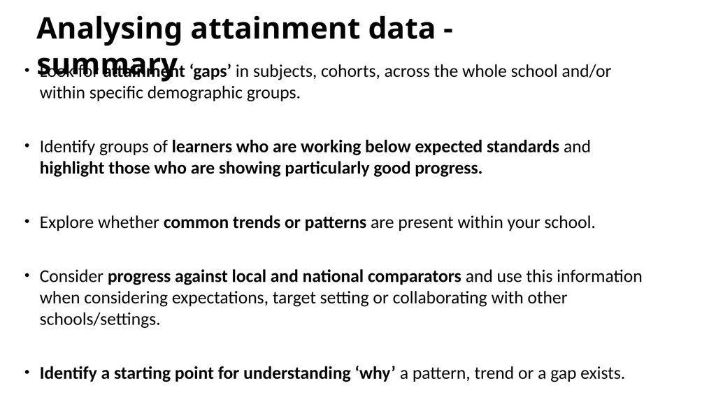Effective use of data 4. Interpreting and - slide 27 of 35
