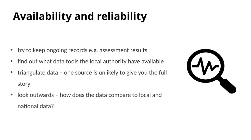 Effective use of data 4. Interpreting and - slide 19 of 35