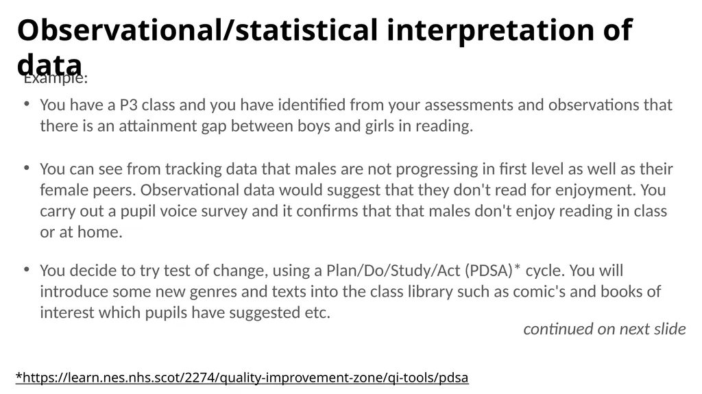 Effective use of data 4. Interpreting and - slide 24 of 35