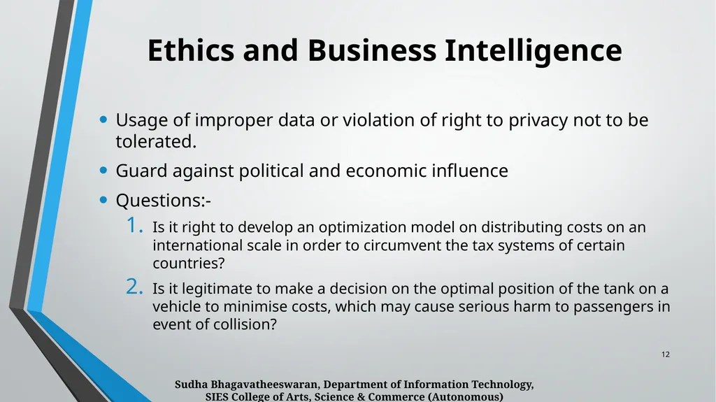 BUSINESS INTELLIGENCE CHAPTER 1 Business - slide 12 of 12