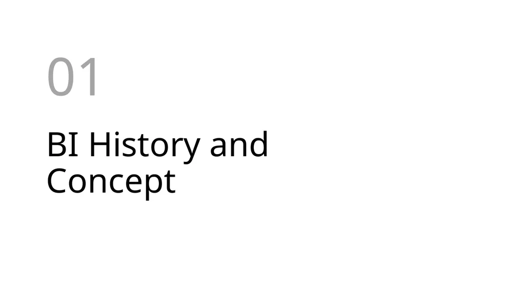 Business Intelligence Chapter 1 BI Basic Concept - slide 5 of 18