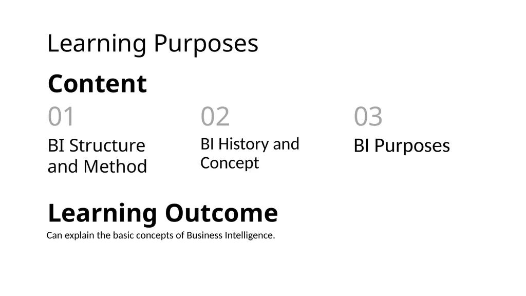 Business Intelligence Chapter 1 BI Basic Concept - slide 4 of 18