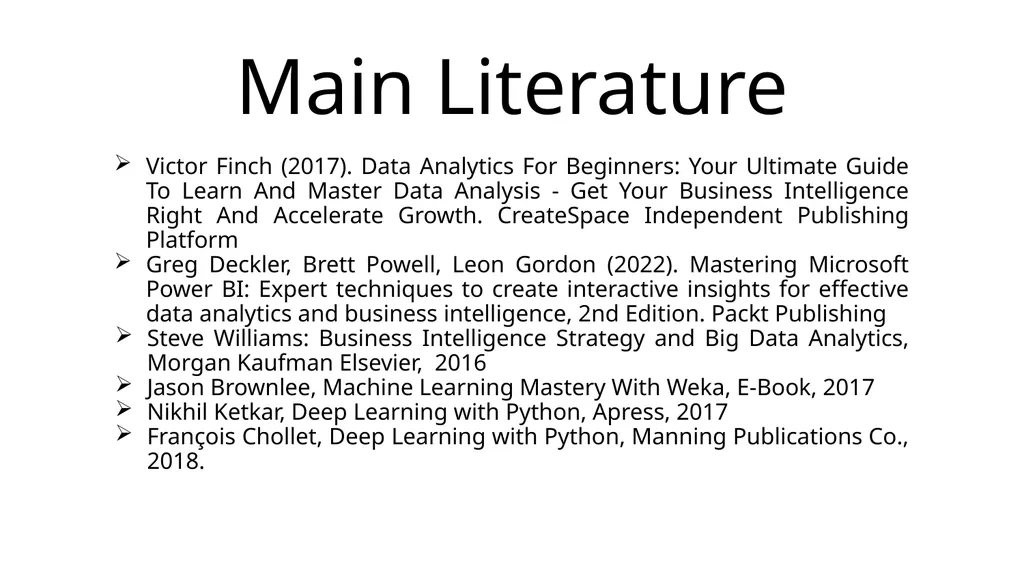 Business Intelligence Chapter 1 BI Basic Concept - slide 3 of 18