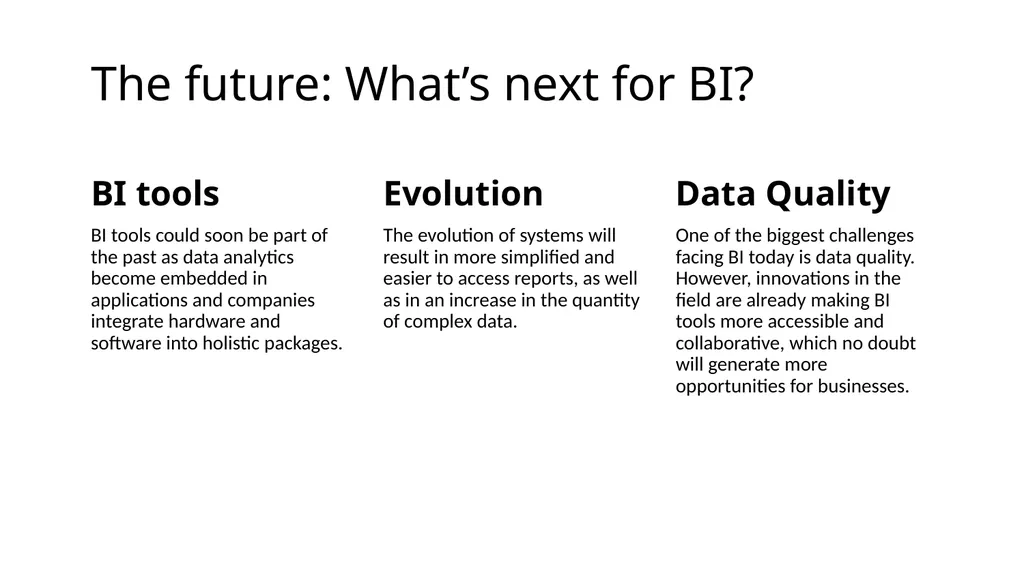 Business Intelligence Chapter 1 BI Basic Concept - slide 8 of 18
