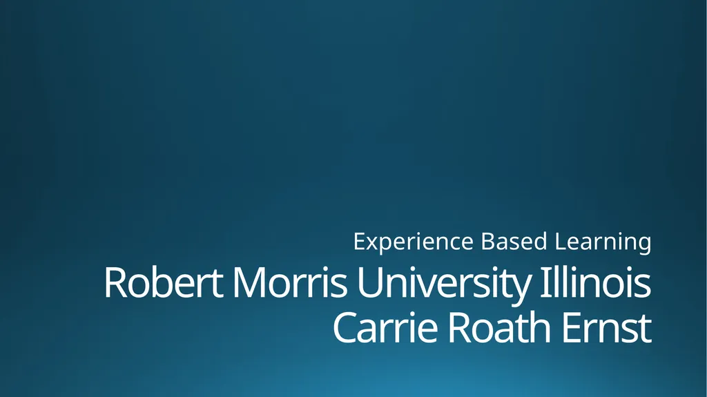 Robert Morris University Illinois Carrie Roath