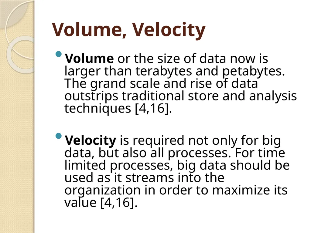 Big Data 5 exabytes (1018 bytes) of data were - slide 8 of 56