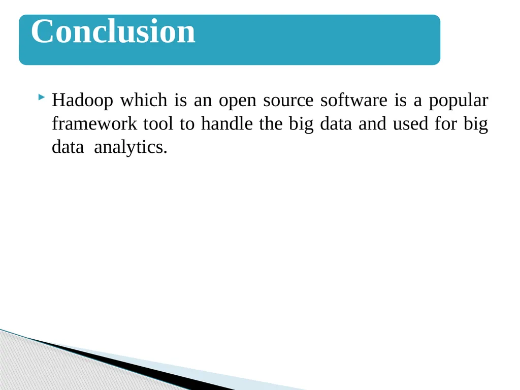 Big Data Analytics Using Hadoop Presented By - slide 23 of 26