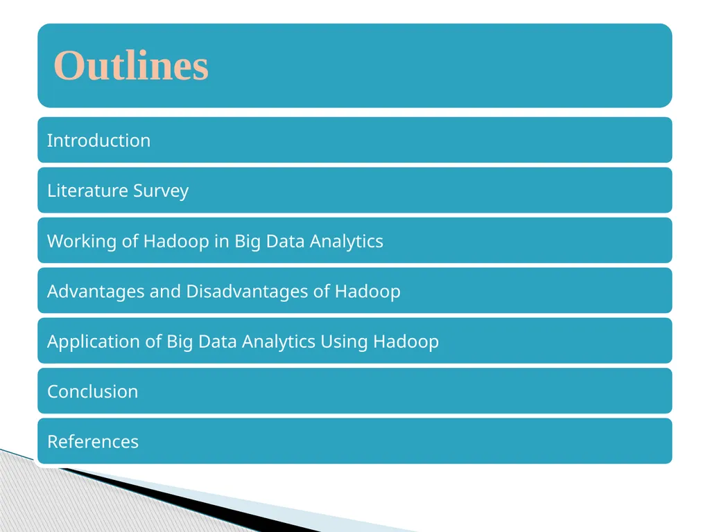 Big Data Analytics Using Hadoop Presented By - slide 2 of 26