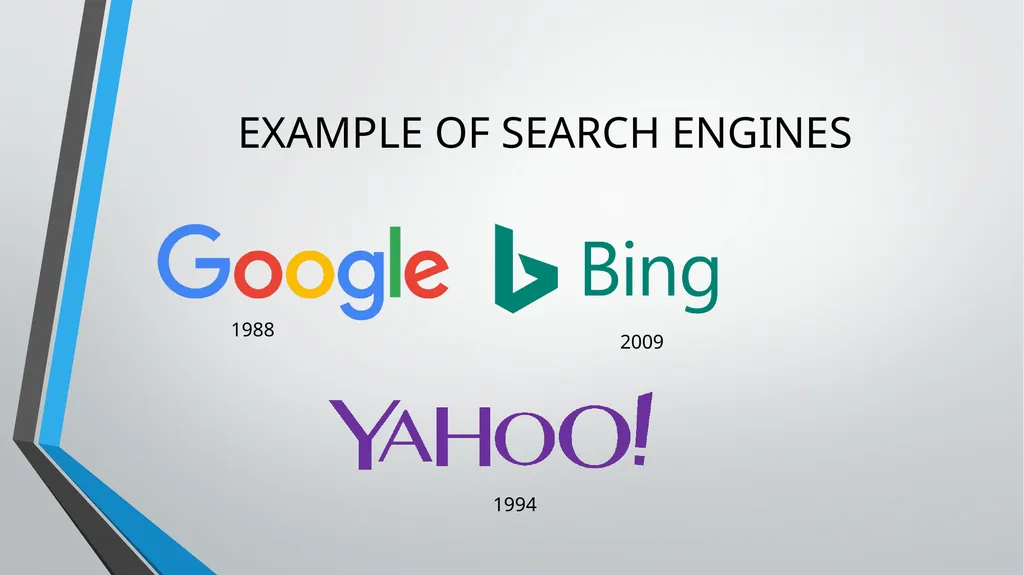 SEARCH ENGINES IBRAHIM KAMARA WHAT IS A SEARCH - slide 3 of 9