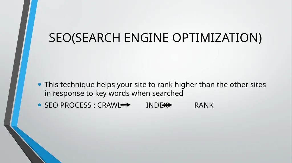 SEARCH ENGINES IBRAHIM KAMARA WHAT IS A SEARCH - slide 9 of 9