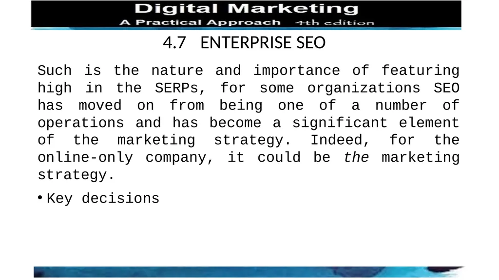 CHAPTER 4 SEARCH ENGINE OPTIMIZATION 4.1 - slide 8 of 8