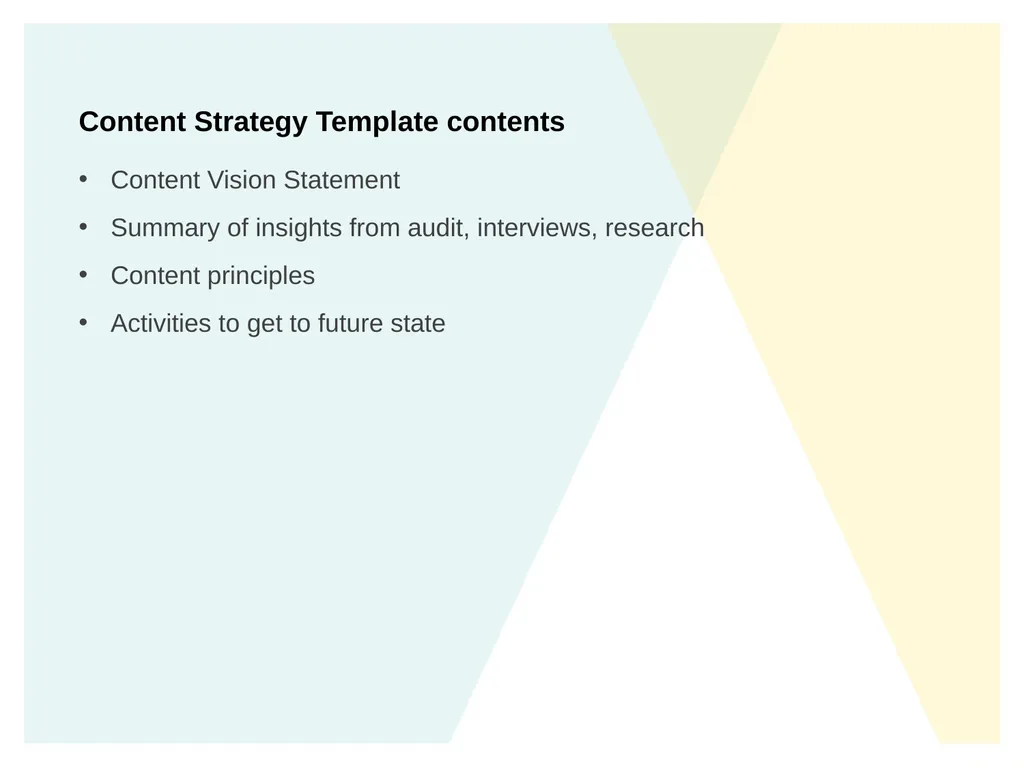 Content Strategy Template Making Victorian - slide 2 of 19