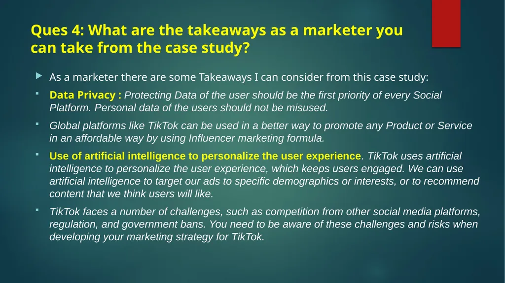 Chapter 12 (Mobile Marketing) Case Study - slide 8 of 8