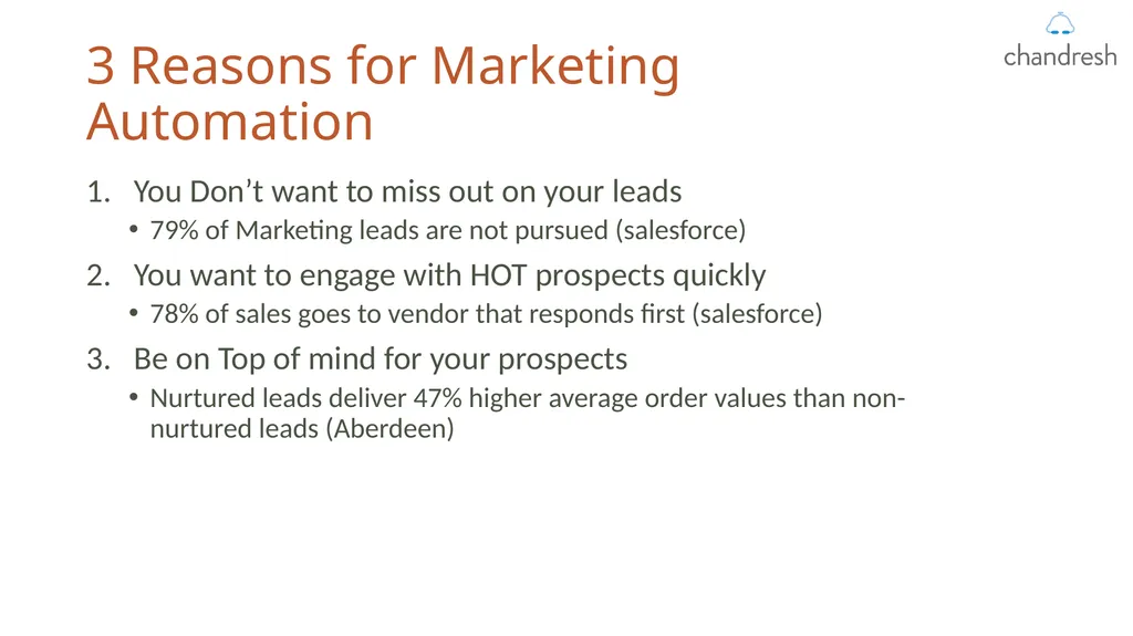 Marketing Automation A Practical Approach - - slide 20 of 23